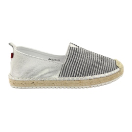 Big Star Velké hvězdné baleríny espadrilky 274194 černý hnědý šedá