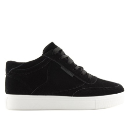 Dámské černé semišové tenisky NB171P Black černá