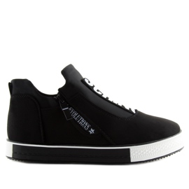 Černé tenisky na klínku NB168 černé černá