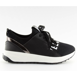 Dámská černá sportovní obuv NB155P černá bílý černý šedá