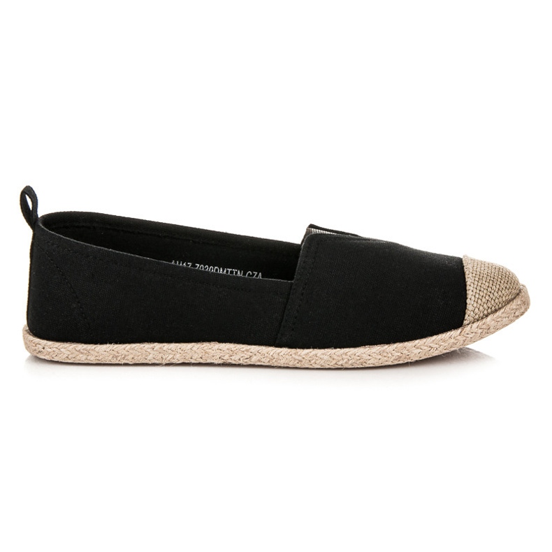 Mckeylor Baleríny espadrilky černá