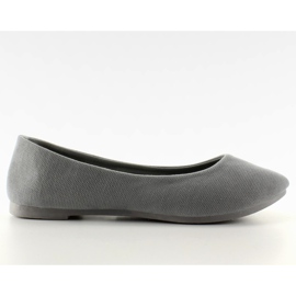 Šedé baleríny pro ženy JX38 D. Grey šedá