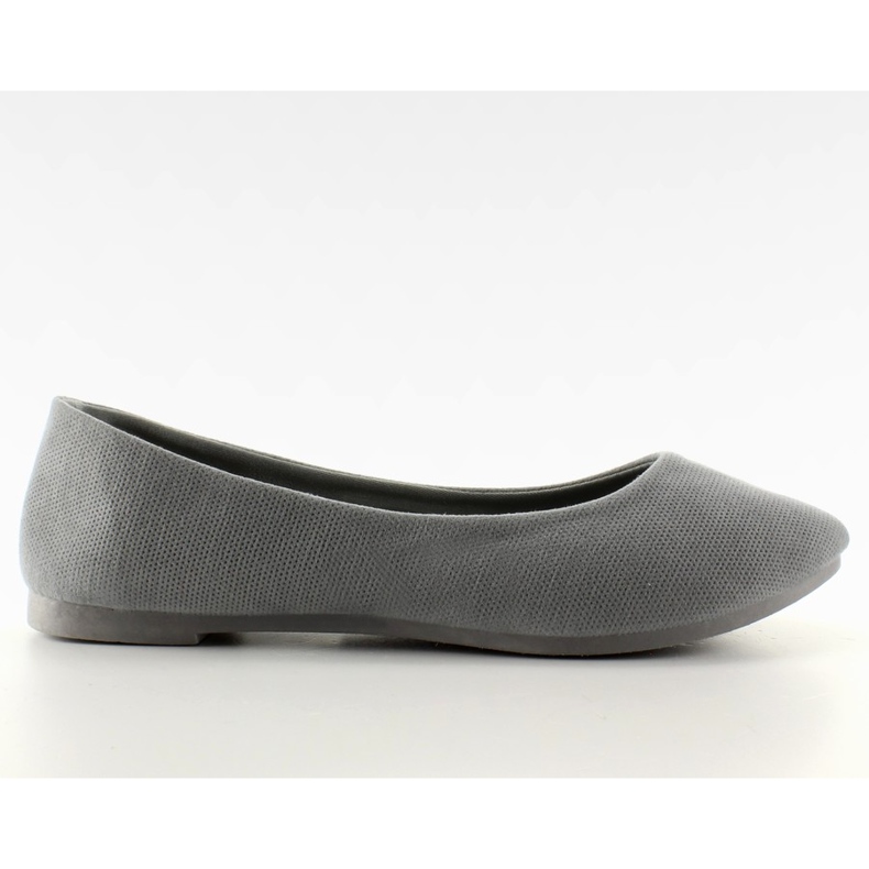 Šedé baleríny pro ženy JX38 D. Grey šedá