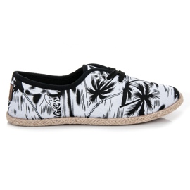 Mckeylor BLACK &amp; WHITE tenisky se zavazováním bílý černý