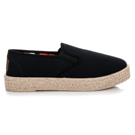 Mckeylor Černé espadrilky na platformě černý