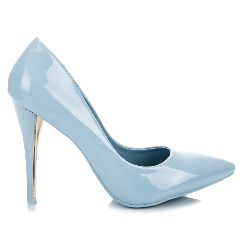 Vinceza Modré lakované špendlíky modrý