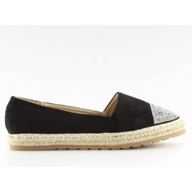 Černé dámské espadrilky H8-102 černé černý