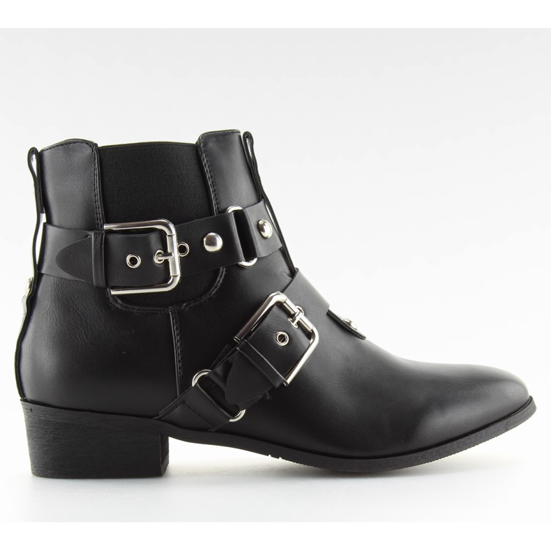 Dámské kozačky Jodhpur Black 688-16 černá