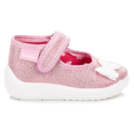 Reweks Růžové boty s lukem růžový