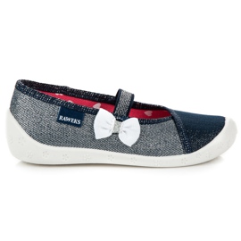 Reweks Pohodlná domácí obuv modrý