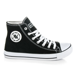 New Age Pánské vysoké tenisky černý