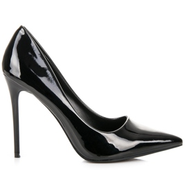 Seastar Sexy lakované podpatky černý