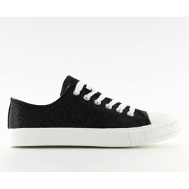 Černé dámské tenisky T-1717 Black černý