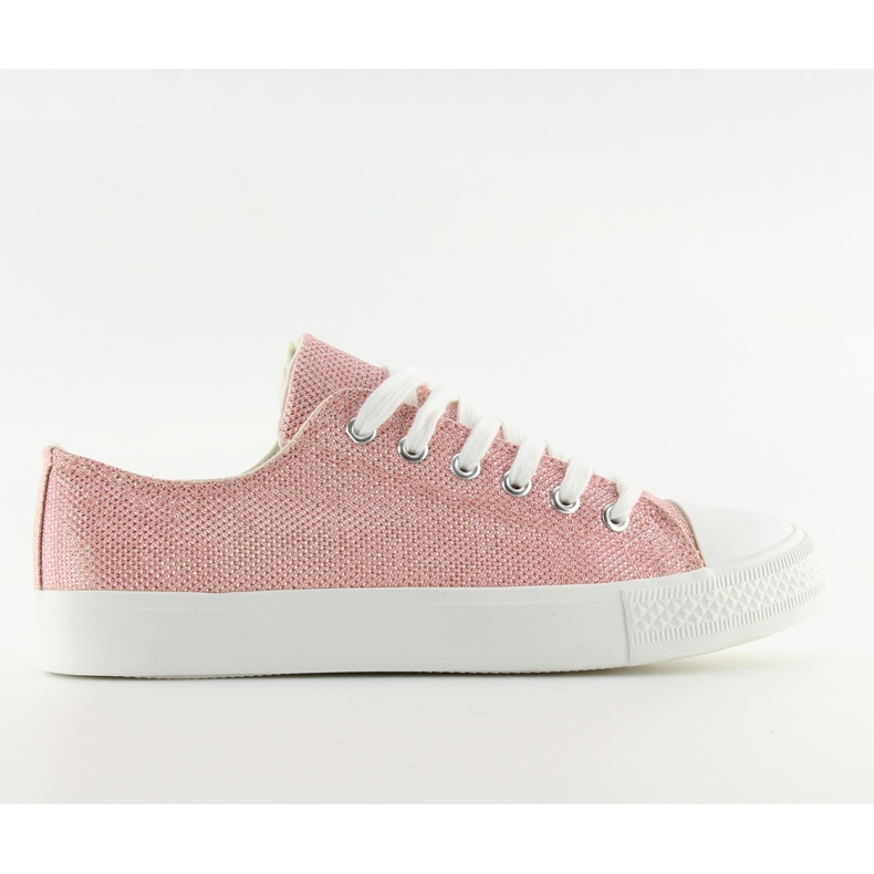 Růžové dámské tenisky T-1717 Pink růžový