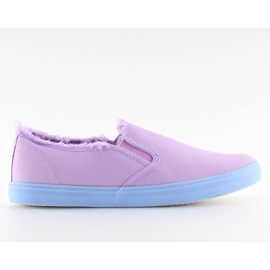 Fialové dámské slipy NB166 fialové fialová