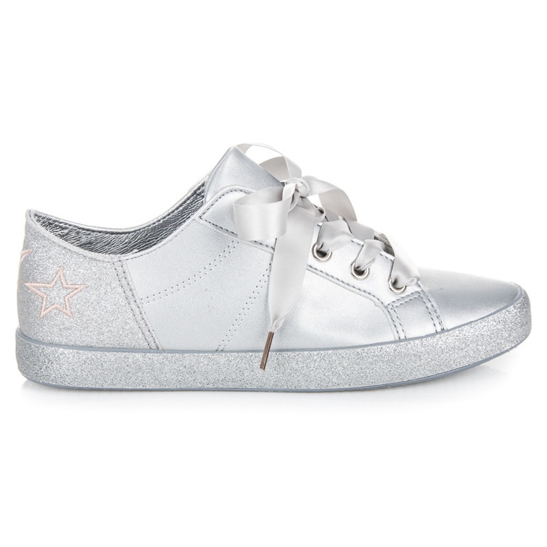 L&H Tenisky svázané stuhou šedá L&H Tenisky svázané stuhou šedá