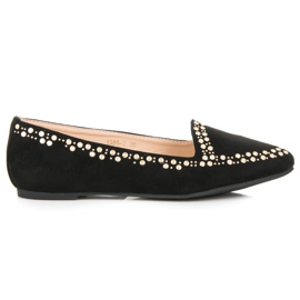 Vices Semišové balerínky černý