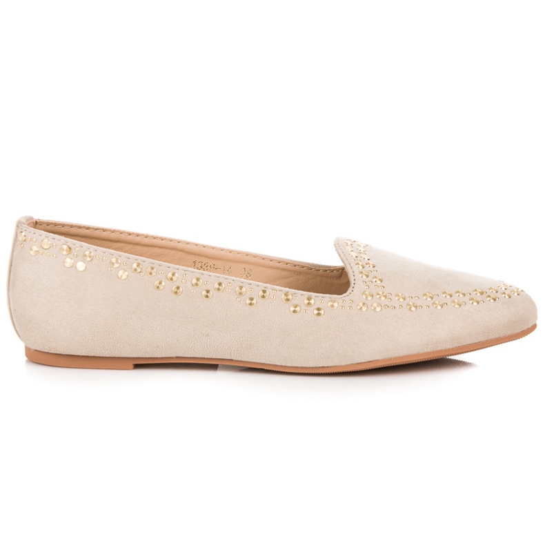 Vices Semišové balerínky hnědý