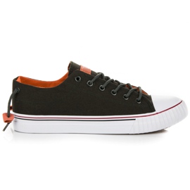 L&H Pánské khaki tenisky zelená L&H Pánské khaki tenisky zelená