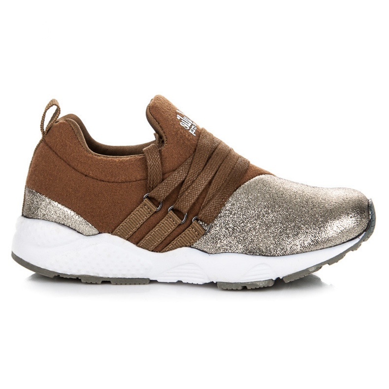 Kylie Stylové dětské boty hnědý