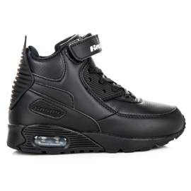 Hasby Černé kotníkové boty černý