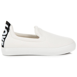 Camo Love Slip-On Sneakers bílý