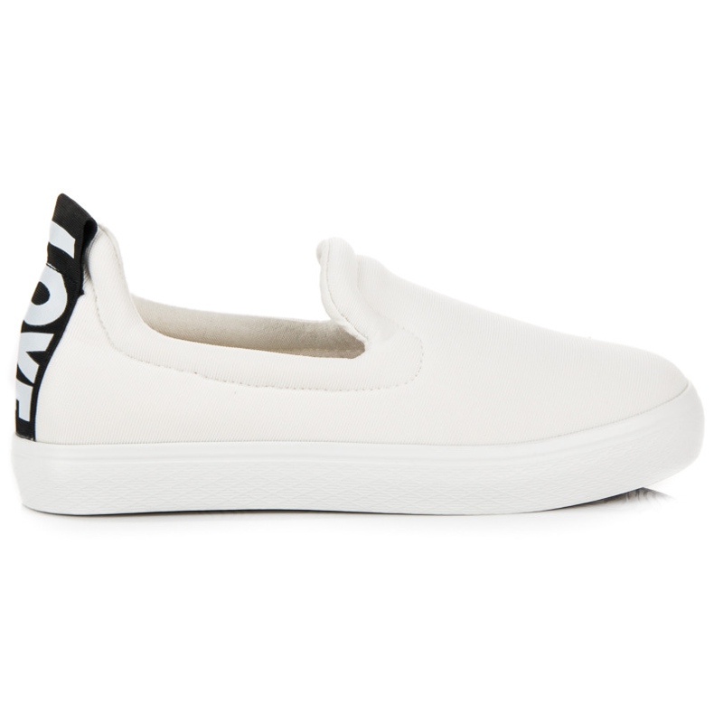 Camo Love Slip-On Sneakers bílý