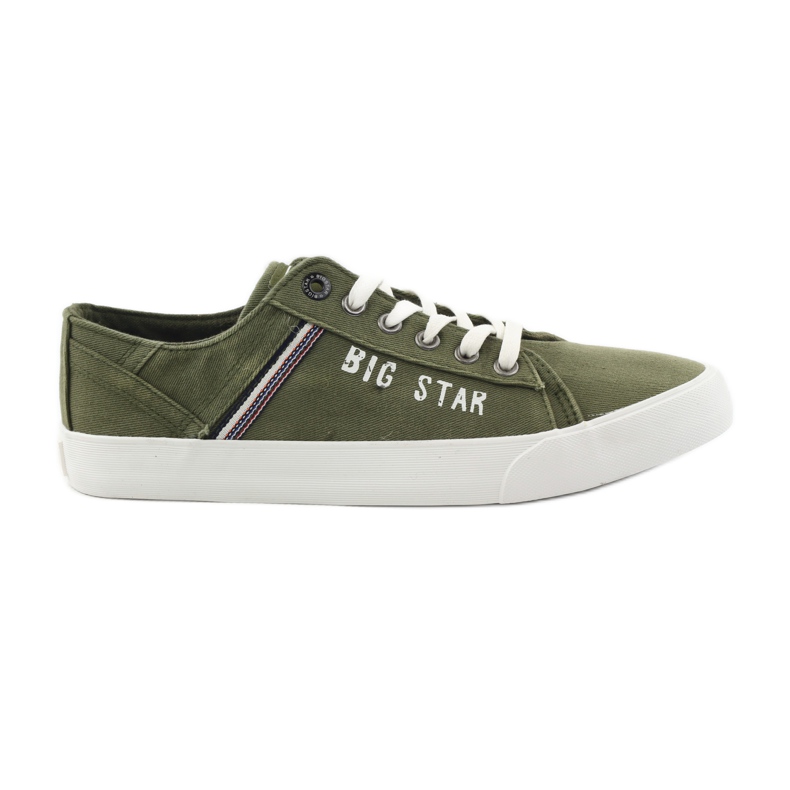 Tenisky tenisky Big star 174315 džíny khaki zelená