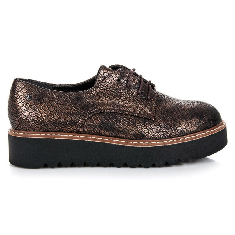 Kylie Obuv s vysokou podrážkou hnědý