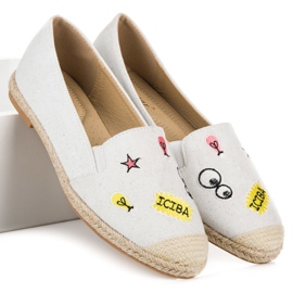 Seastar Espadrilky s nášivkami bílý