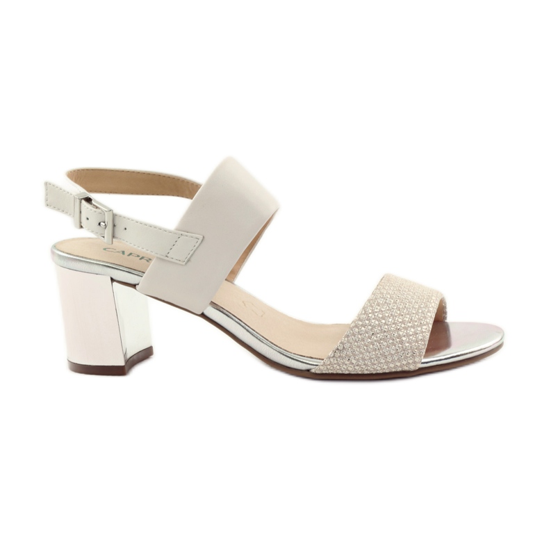 Caprice sandály dámské boty 28302 hnědý žlutá