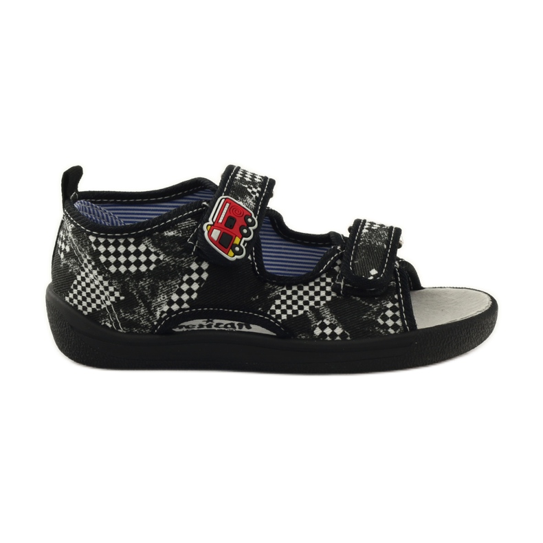 American Club Americké sandály do stélky bílý černá