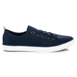 Camo Dámské textilní tenisky modrý