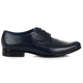 Lucca Navy Elegantní boty modrý