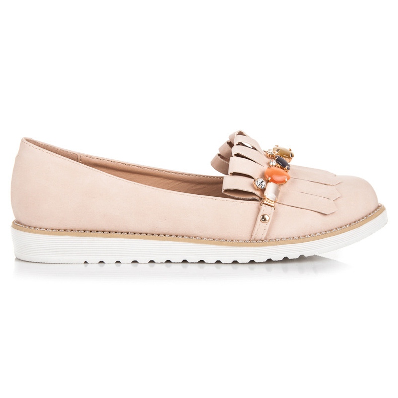 Vices Mokasíny S Korálky hnědý