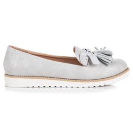 Vices Suede Lords s třásněmi šedá Vices Suede Lords s třásněmi šedá