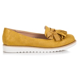 Vices Suede Lords s třásněmi žluť