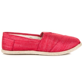 Nazouvací espadrilky červené Nazouvací espadrilky červené