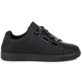 Stylové tenisky se stuhou černý