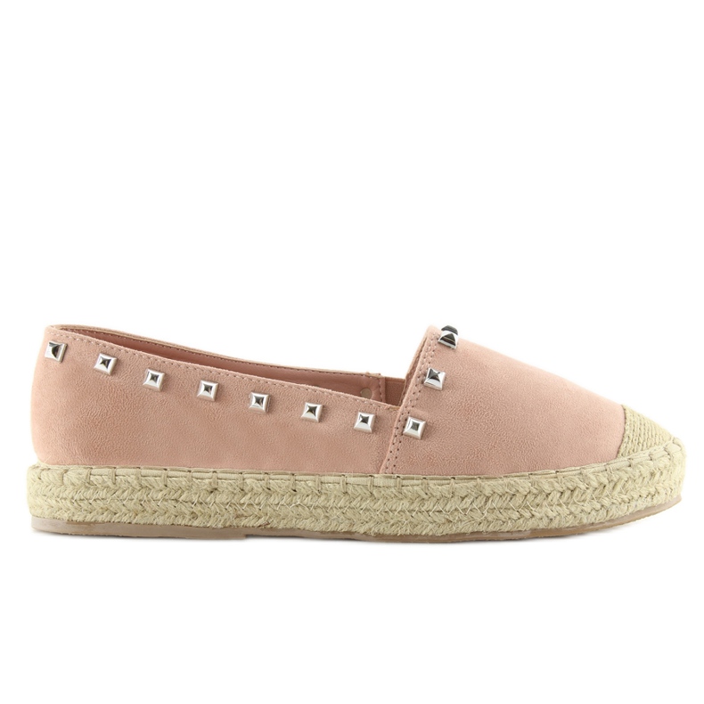 Espadrilky pro ženy růžové 99-17 růžové růžový