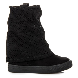 SDS Prolamované tenisky černý