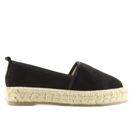 Černé dámské espadrilky BB10P černé černý