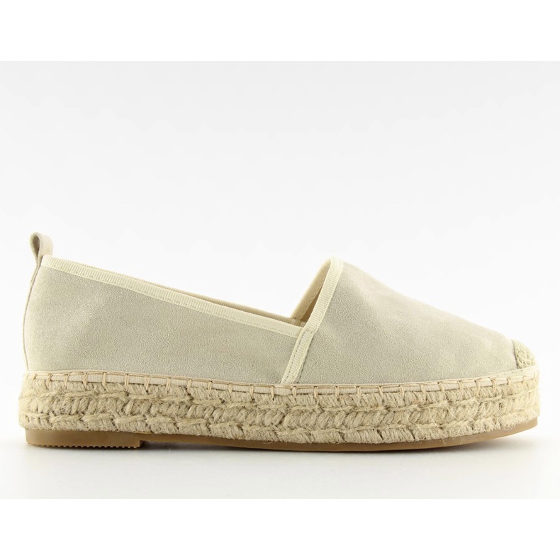 Béžové espadrilky pro ženy BB10P béžové béžový