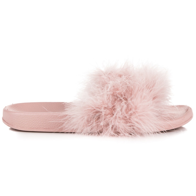 Pantofle s kožešinou hnědý Pantofle s kožešinou hnědý