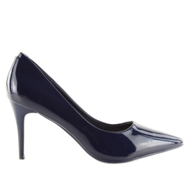 Dámské tmavě modré lodičky LEI-83 Blue námořnická modrá Dámské tmavě modré lodičky LEI-83 Blue námořnická modrá