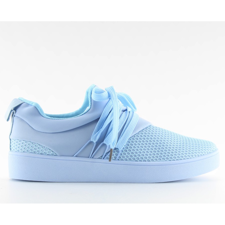 Modrá dámská sportovní obuv NB186P LT.BLUE modrý