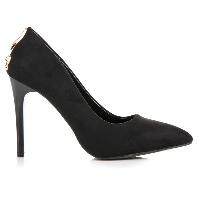 Seastar Semišové Podpatky S Ornamentem černá