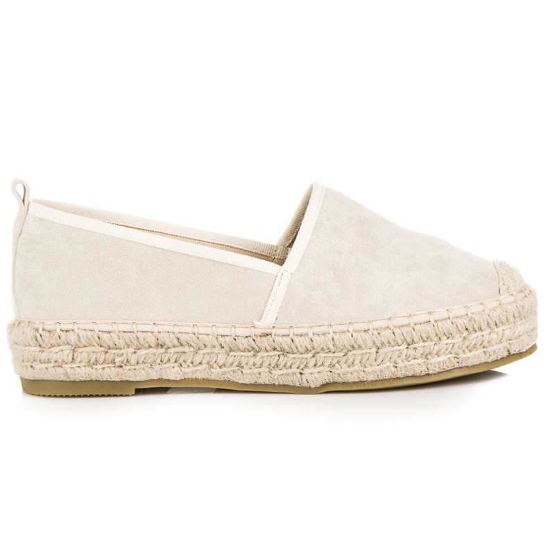 Seastar Béžové espadrilky na jaro béžový Seastar Béžové espadrilky na jaro béžový