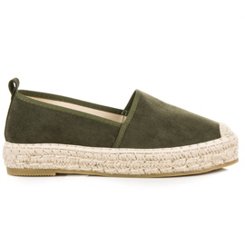 Seastar Olivové espadrilky na jaro zelený