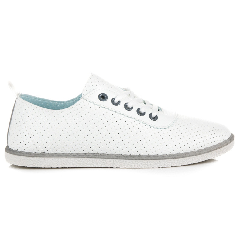 Jarní tenisky se zavazováním bílý